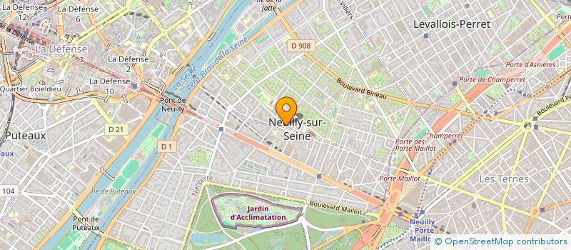 localisation de l'entreprise NEUILLY BIO à NEUILLY-SUR-SEINE