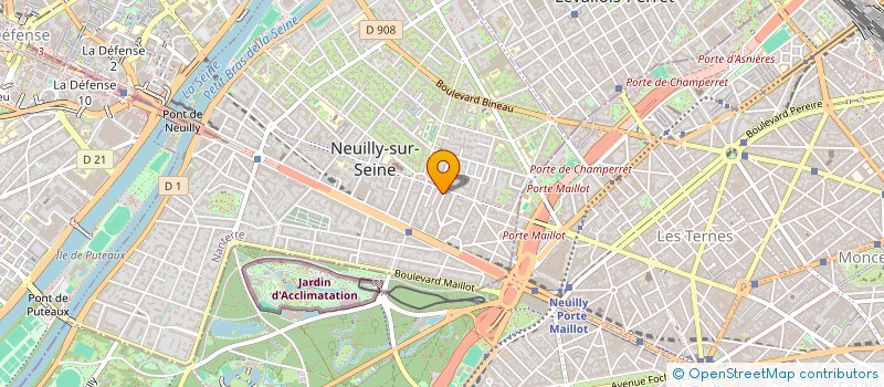 localisation de l'entreprise NEUILLY COIFFURE à NEUILLY-SUR-SEINE