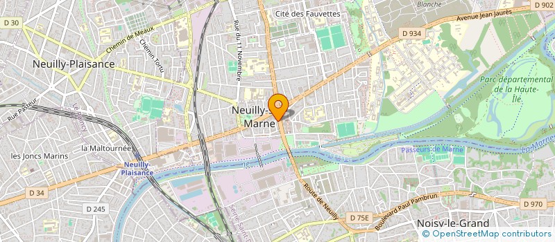 localisation de l'entreprise NEUILLY CONSTRUCTIONS  NEUILLY-SUR-MARNE