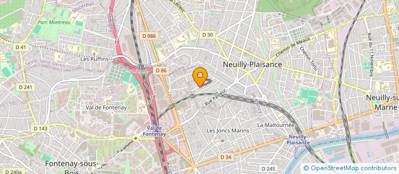 localisation de l'entreprise NEUILLY EMMAUS AVENIR à NEUILLY-SUR-MARNE