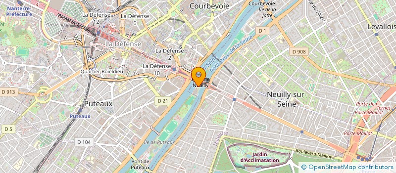 localisation de l'entreprise NEUILLY ESCRIME à NEUILLY SUR SEINE