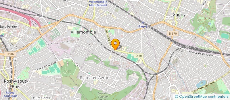 localisation de l'entreprise NEUILLY EXPRESSOT à VILLEMOMBLE