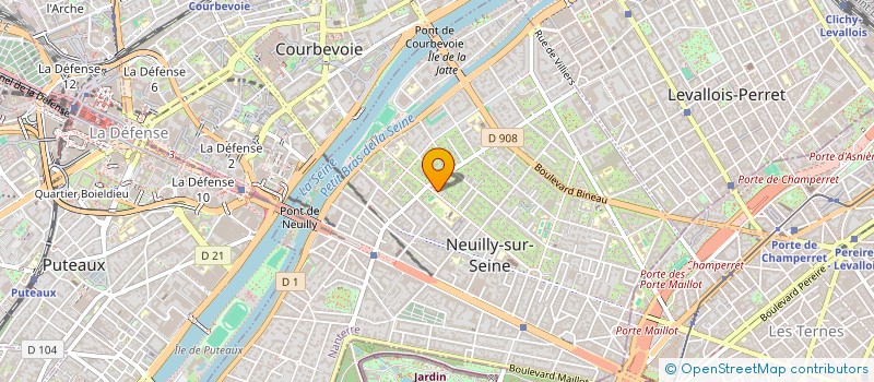 localisation de l'entreprise NEUILLY INVESTISSEMENT ARGENSON à NEUILLY-SUR-SEINE