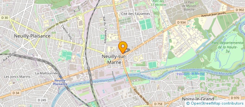localisation de l'entreprise NEUILLY JEUNESSE SOLIDARITE à NEUILLY-SUR-MARNE