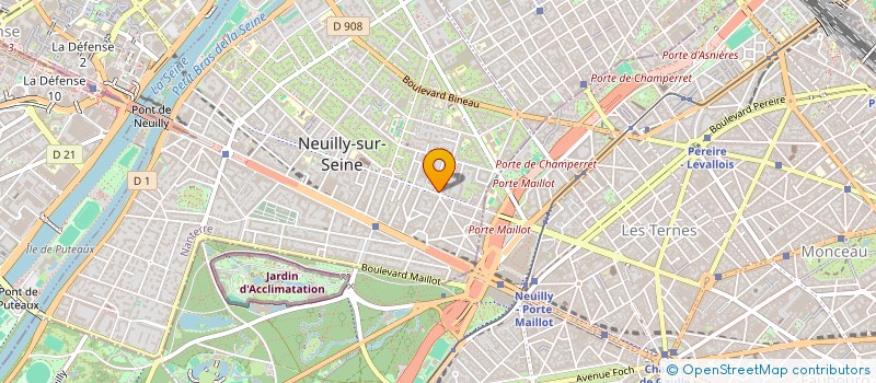 localisation de l'entreprise NEUILLY LABO SERVICES à NEUILLY-SUR-SEINE
