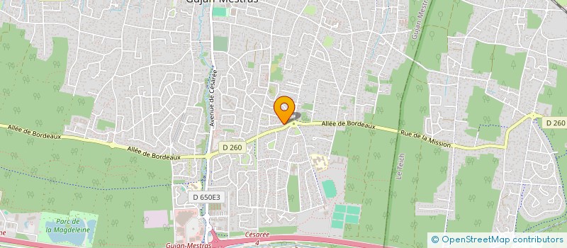 localisation de l'entreprise NEUILLY LIBERTE  GUJAN-MESTRAS