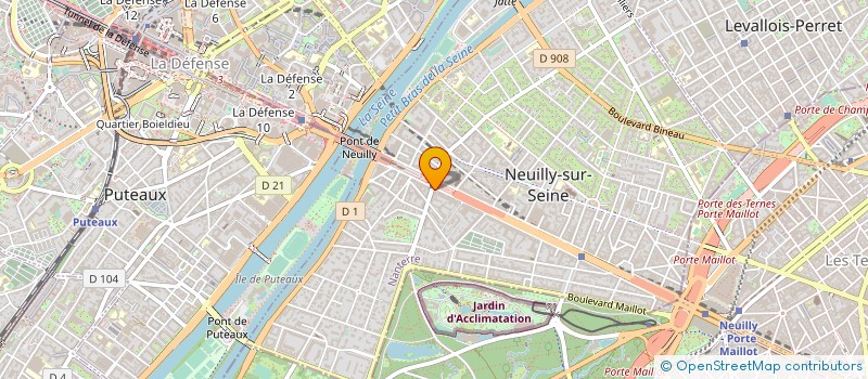 localisation de l'entreprise NEUILLY MADRID à NEUILLY-SUR-SEINE
