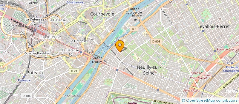 localisation de l'entreprise NEUILLY MEDITERRANEE à NEUILLY SUR SEINE