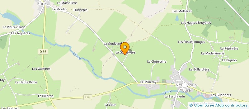 localisation de l'entreprise NEUILLY MENUISERIE EBENISTERIE à LONGNY LES VILLAGES