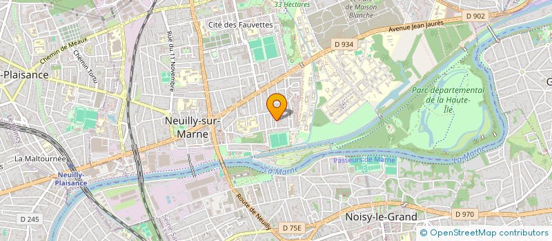 localisation de l'entreprise NEUILLY PLAISANCE KARATE CLUB à NEUILLY-SUR-MARNE