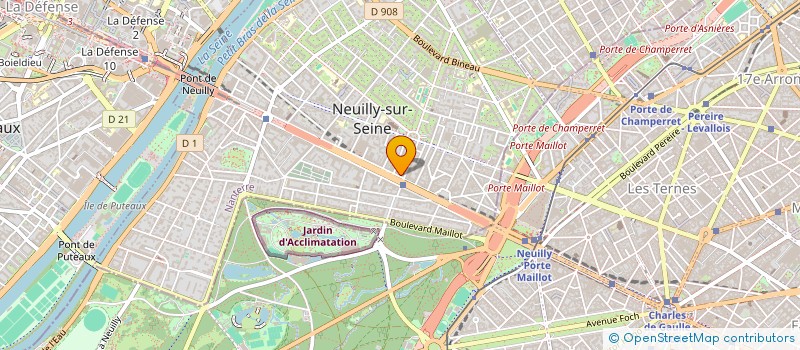 localisation de l'entreprise NEUILLY RESTAURATION à NEUILLY-SUR-SEINE