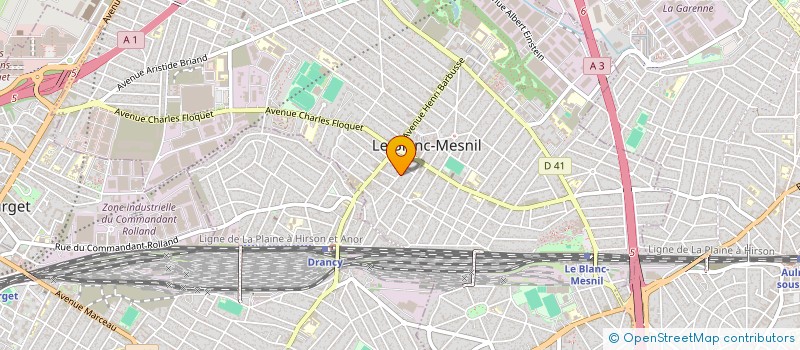 localisation de l'entreprise NEUILLY SUR SEINE à LE BLANC-MESNIL