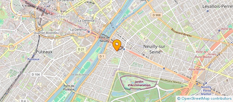 localisation de l'entreprise NEUILLY TROPIQUES à NEUILLY-SUR-SEINE