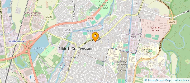 localisation de l'entreprise NEUR'ILL  ILLKIRCH-GRAFFENSTADEN