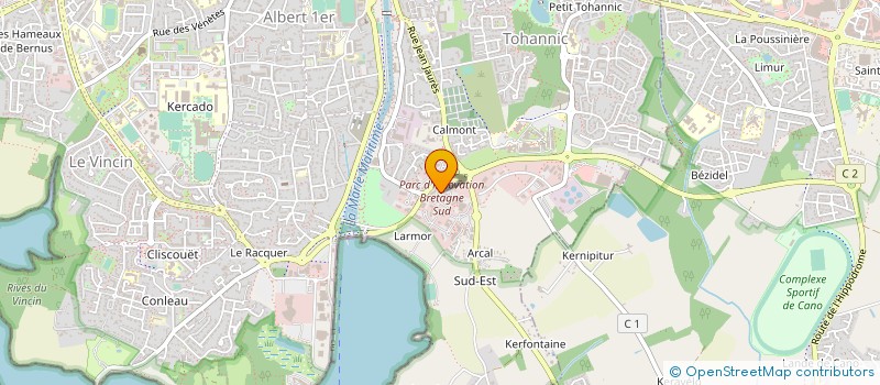 localisation de l'entreprise NEURACT à VANNES