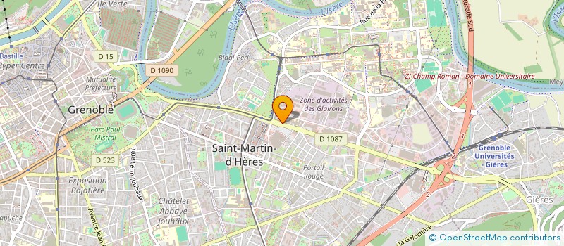 localisation de l'entreprise NEURO-BELLEDONNE  SAINT-MARTIN-D'HERES