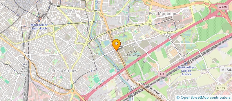 localisation de l'entreprise NEURO CONSULTING à MONTPELLIER
