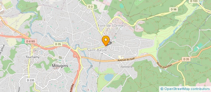 localisation de l'entreprise NEURO D.N. à MOUGINS
