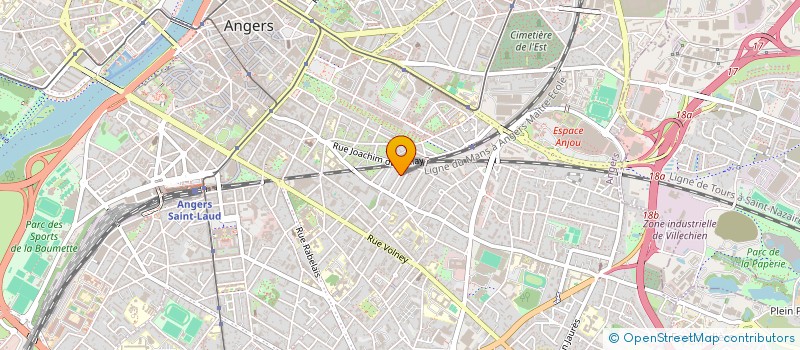 localisation de l'entreprise NEURO'EDUC à ANGERS