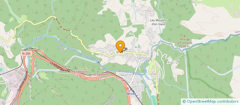 localisation de l'entreprise NEUROBLANC  SERVOZ