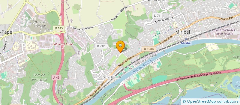 localisation de l'entreprise NEUROCODEV  NEYRON