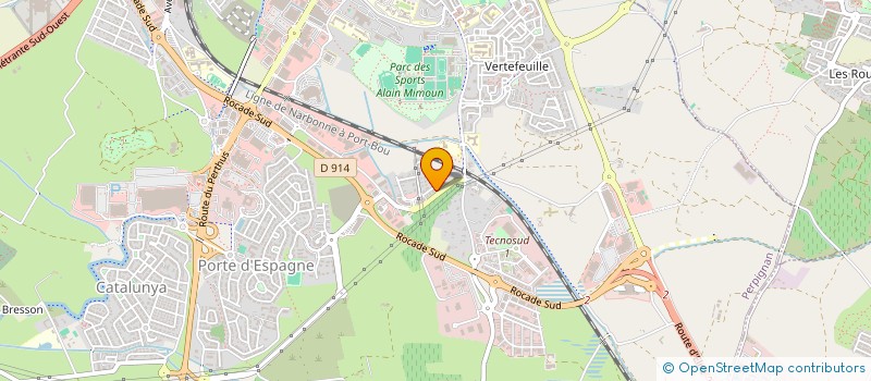 localisation de l'entreprise NEUROCOM CONSEIL & FORMATION  PERPIGNAN