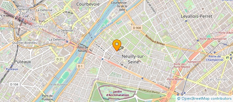localisation de l'entreprise NEUROCOM HOLDING à NEUILLY-SUR-SEINE