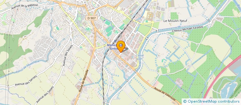 localisation de l'entreprise NEUROCREATIVE à MANOSQUE