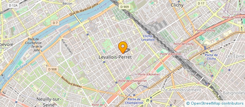localisation de l'entreprise NEURODEV CONSULTING à LEVALLOIS-PERRET