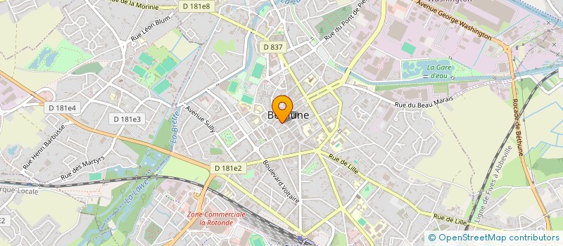 localisation de l'entreprise NEURODIX  BETHUNE