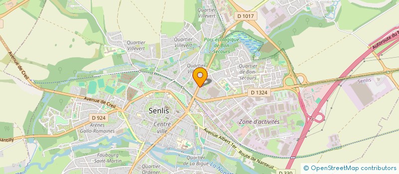 localisation de l'entreprise NEUROMIRROR  CHANTILLY