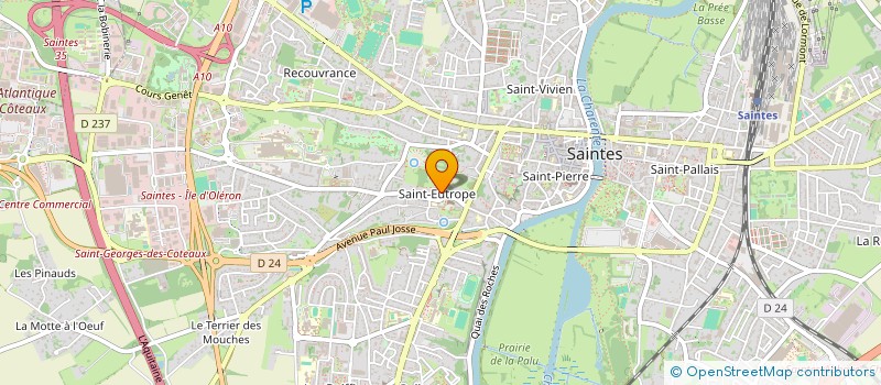 localisation de l'entreprise NEURON à SAINTES