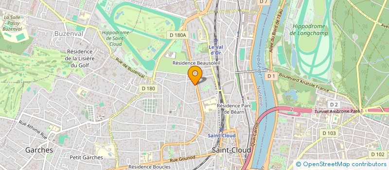 localisation de l'entreprise NEUROSOIN à SAINT-CLOUD