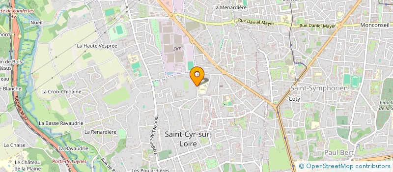 localisation de l'entreprise NEUROSYS  SAINT-CYR-SUR-LOIRE