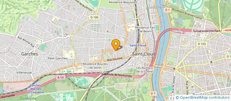 localisation de l'entreprise NEUROVISTA  SAINT-CLOUD