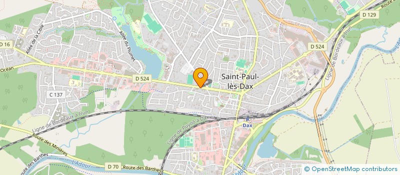 localisation de l'entreprise NEURY  SAINT-PAUL-LES-DAX