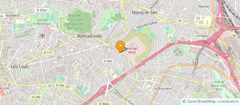 localisation de l'entreprise NEUSA TRAITEUR à ROMAINVILLE