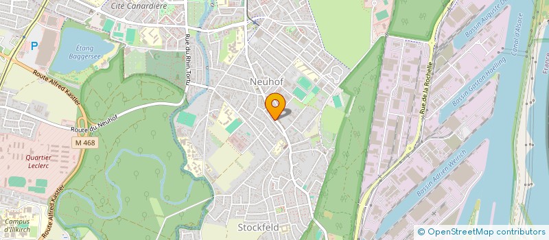 localisation de l'entreprise NEUSHOP à STRASBOURG