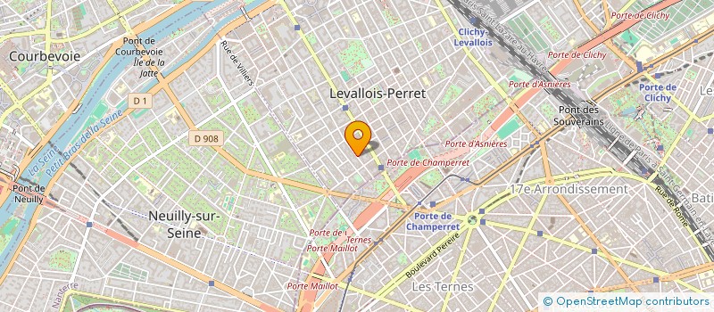 localisation de l'entreprise NEUTH à LEVALLOIS-PERRET