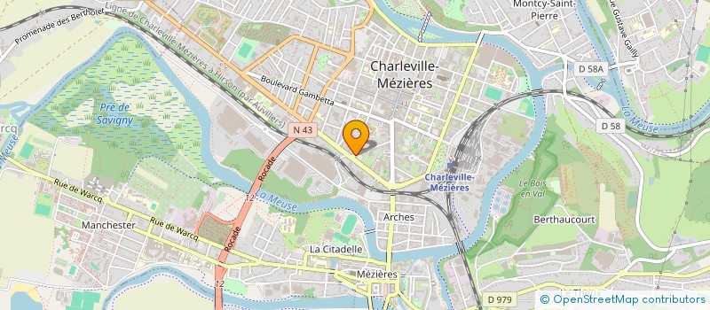 localisation de l'entreprise NEUTRAL  CHARLEVILLE-MEZIERES