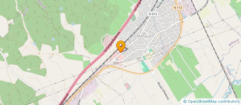 localisation de l'entreprise NEUTRASOL  MILHAUD