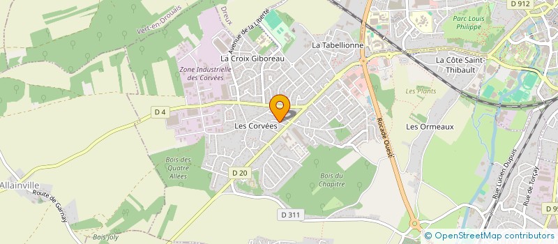 localisation de l'entreprise NEUTRONIC à TREON