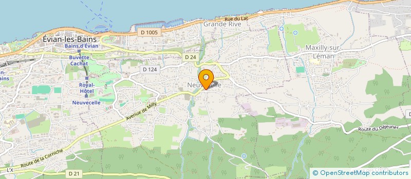 localisation de l'entreprise NEUV GYM  NEUVECELLE