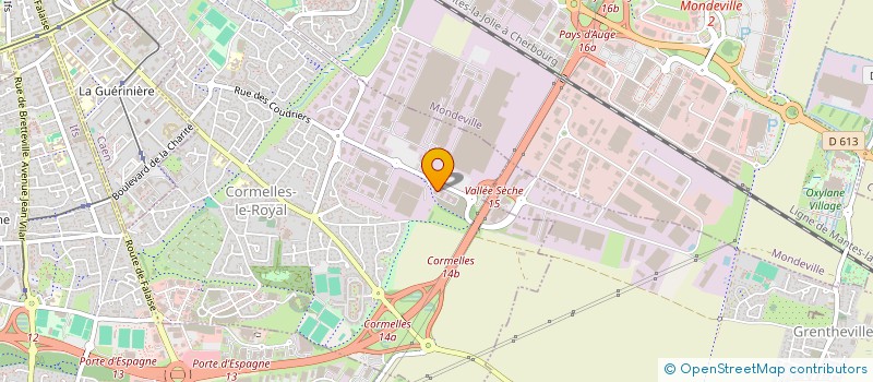 localisation de l'entreprise NEUVA à CORMELLES-LE-ROYAL