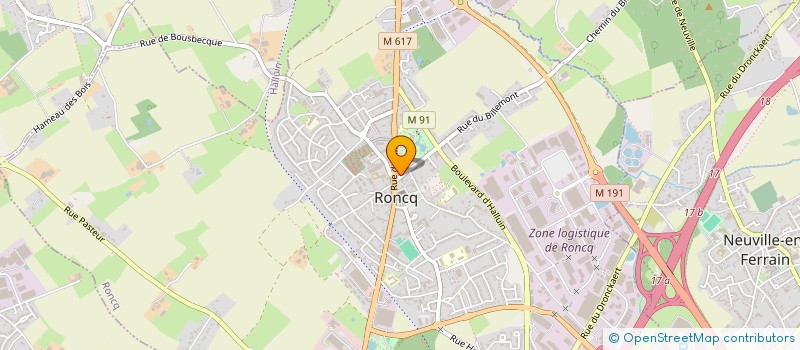 localisation de l'entreprise NEUVE EGLISE à RONCQ