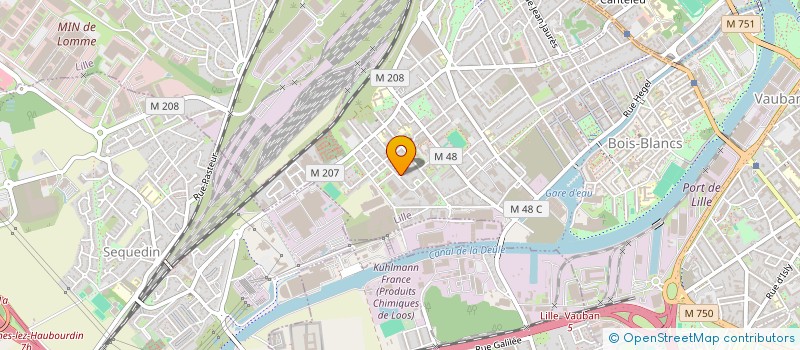 localisation de l'entreprise NEUVE IMMO  LILLE