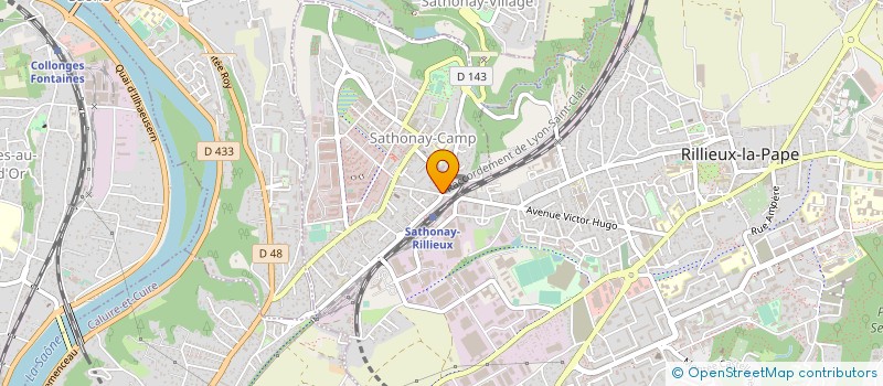 localisation de l'entreprise NEUVIEME DU BATIMENT SARL  SATHONAY-CAMP