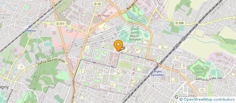 localisation de l'entreprise NEUVIEME SENS EXCLUSIVE à SARCELLES