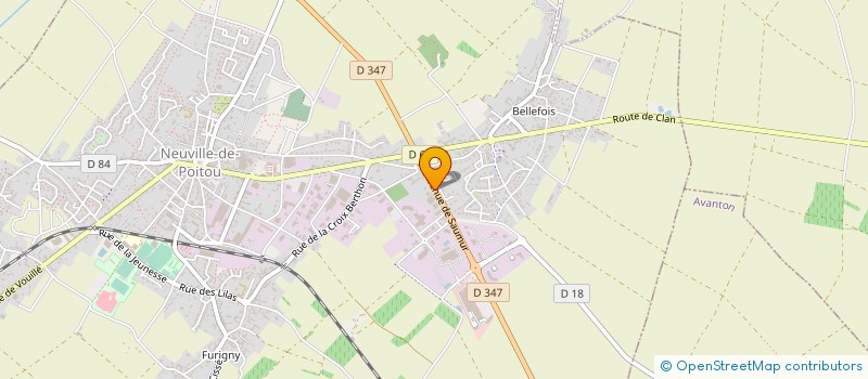 localisation de l'entreprise NEUVILLE AUTO à NEUVILLE-DE-POITOU