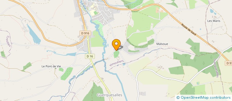 localisation de l'entreprise NEUVILLE COUVERTURE à VIMOUTIERS